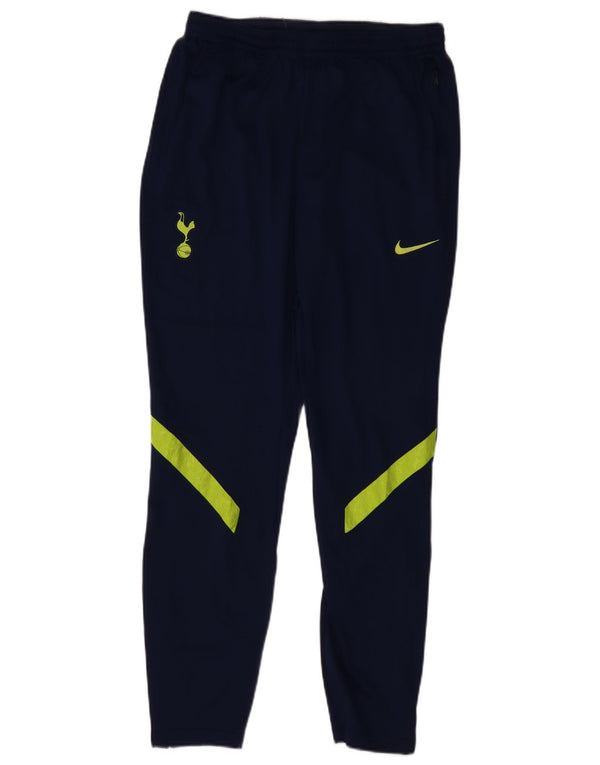 Nike Mens Tottenham Tracksuit Trousers Large Navy Blue Colourblock