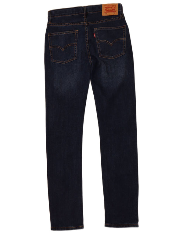 LEVI'S Boys 510 Skinny Jeans 15-16 ετών W28 L30 Navy Blue Cotton