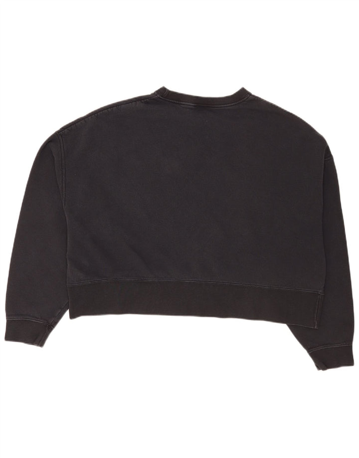 Γυναικείο φούτερ Nike Crop Oversized Jumper UK 14 Μεσαίο μαύρο βαμβακερό