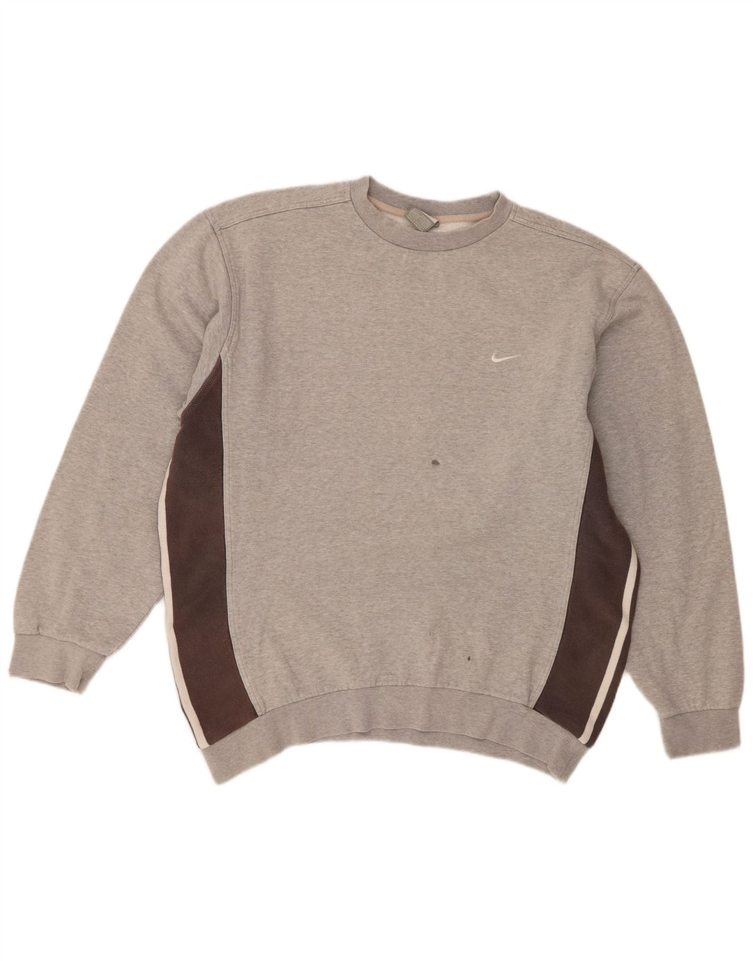 Ανδρικό φούτερ Nike Jumper με μεγάλο γκρι χρώμα, βαμβακερό