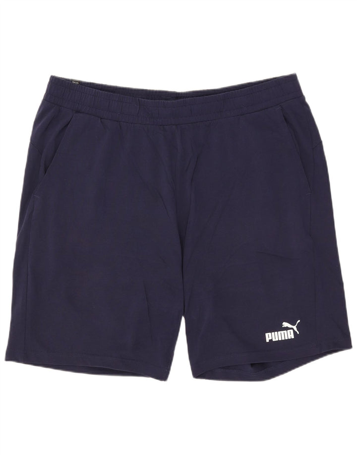 Ανδρικό αθλητικό σορτς Puma 2XL Navy Blue
