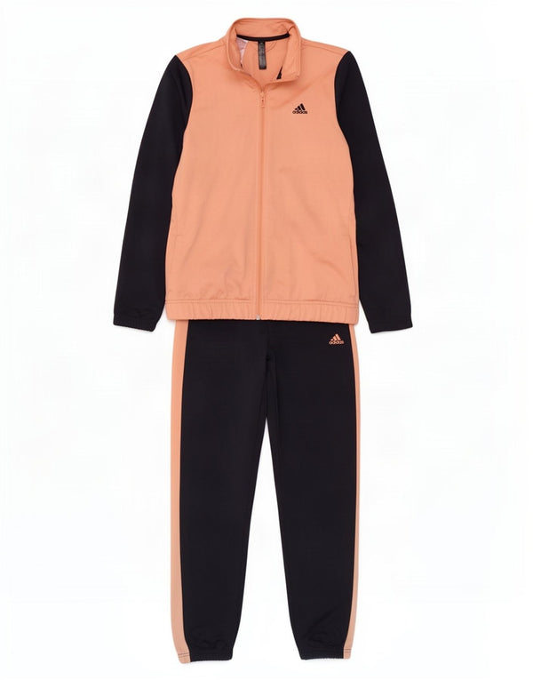 Adidas Girls Graphic Full αθλητική φόρμα 14-15 ετών Navy Blue Colorblock