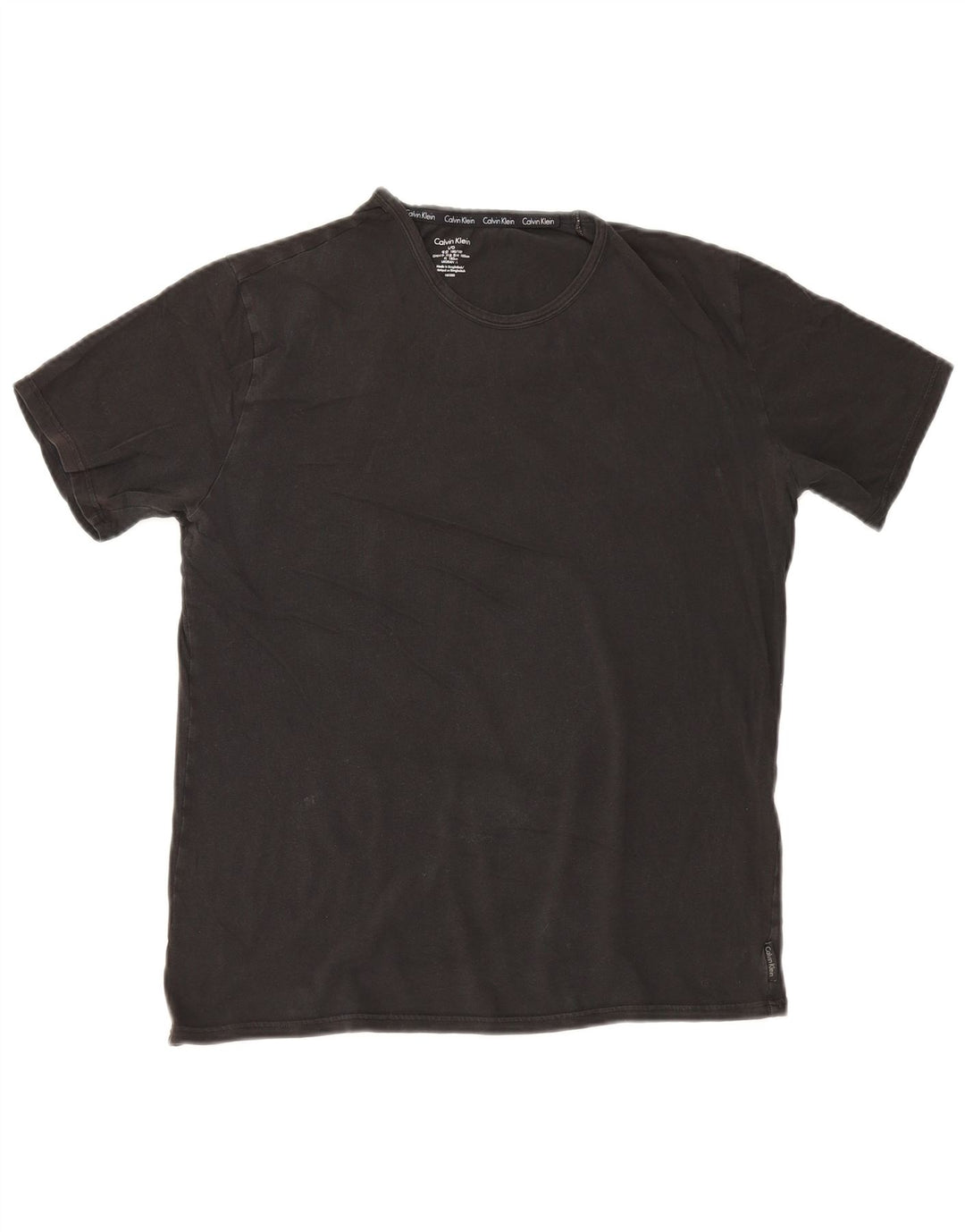 Γυναικείο T-Shirt Calvin Klein Top UK 16 Large Black