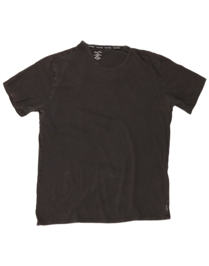 Γυναικείο T-Shirt Calvin Klein Top UK 16 Large Black