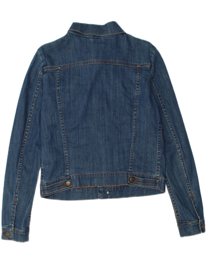 Jigsaw Γυναικείο τζιν μπουφάν UK 10 Small Blue Cotton