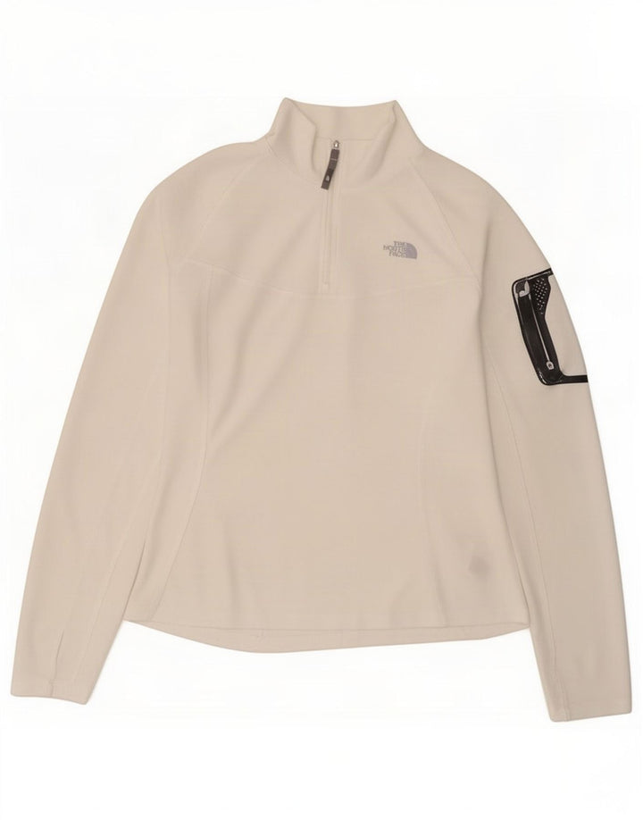 Η γυναικεία φόρμα πουλόβερ με φερμουάρ North Face Top UK 16 Large White