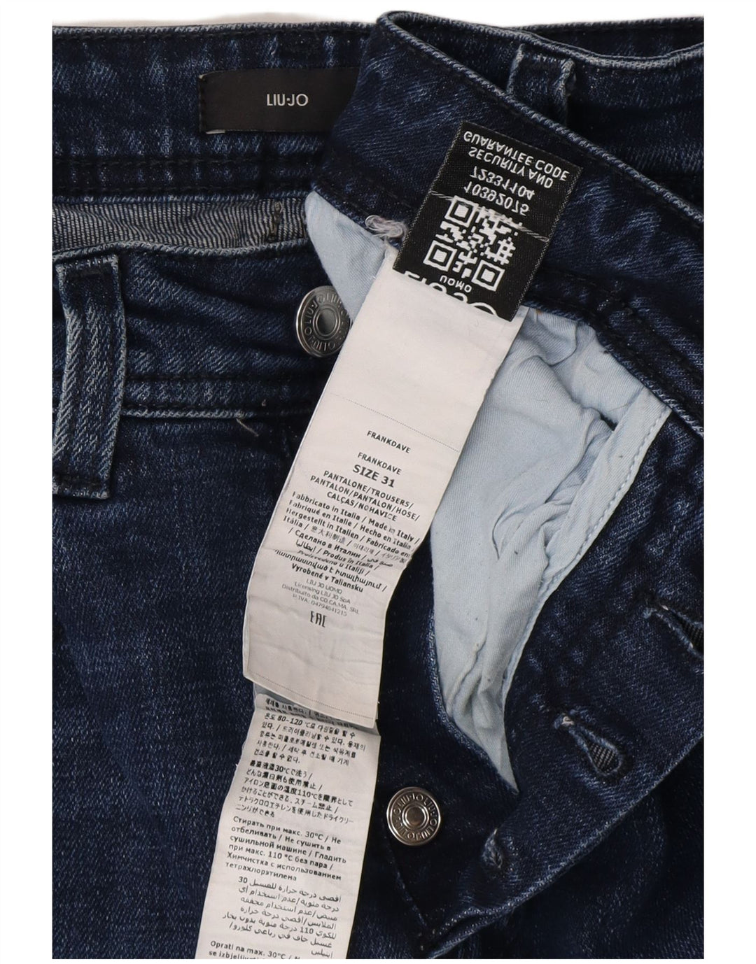 LIU JO Γυναικεία Frank Slim Jeans W31 L29 Navy Blue