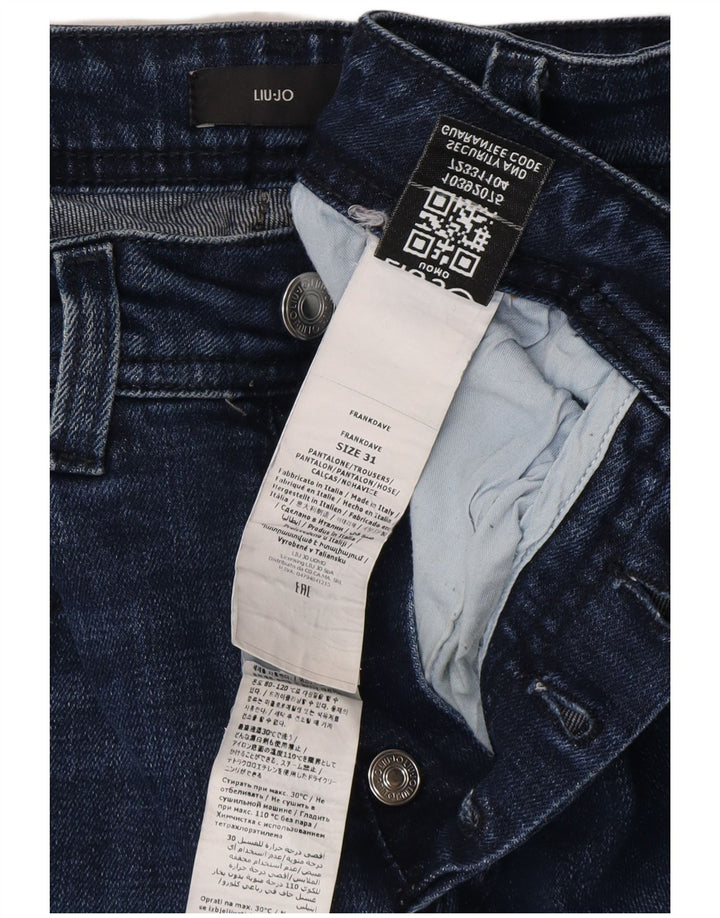 LIU JO Γυναικεία Frank Slim Jeans W31 L29 Navy Blue