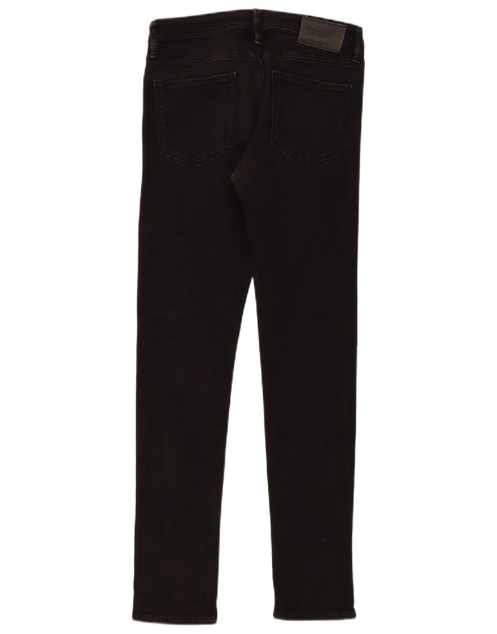 JACK & JONES Mens GLENN Slim Jeans W29 L32 Black Cotton