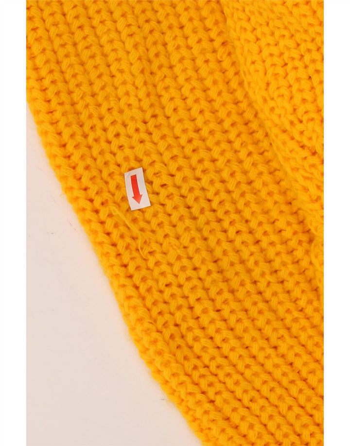 VINTAGE Mens V-Neck Jumper Sweater Large Yellow Vintage Vintage and Second-Hand Vintage from Messina Hembry 