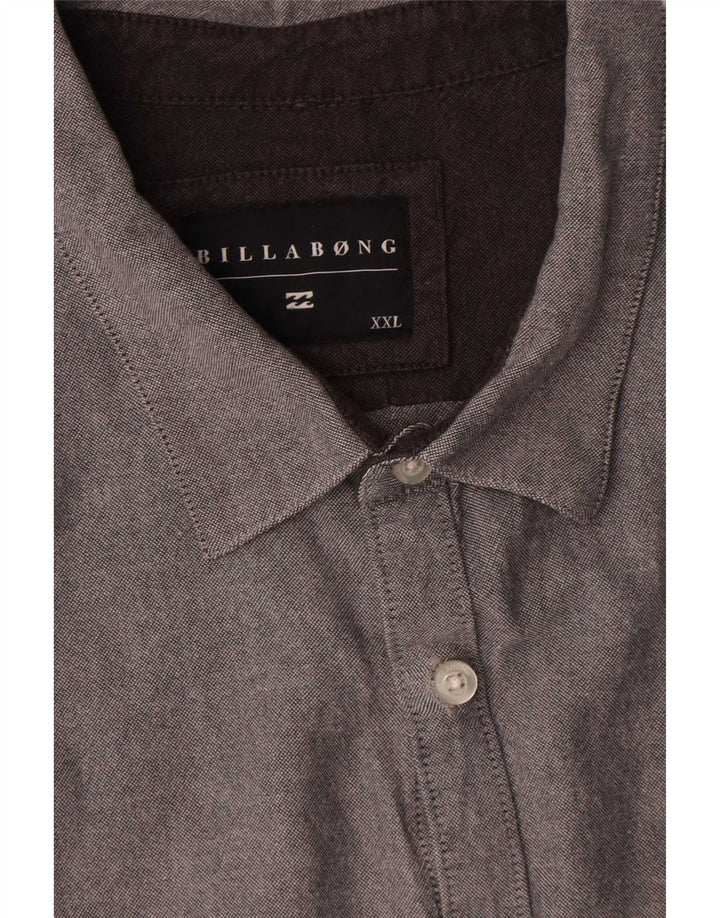 Ανδρικό πουκάμισο Billabong 2XL γκρι βαμβακερό
