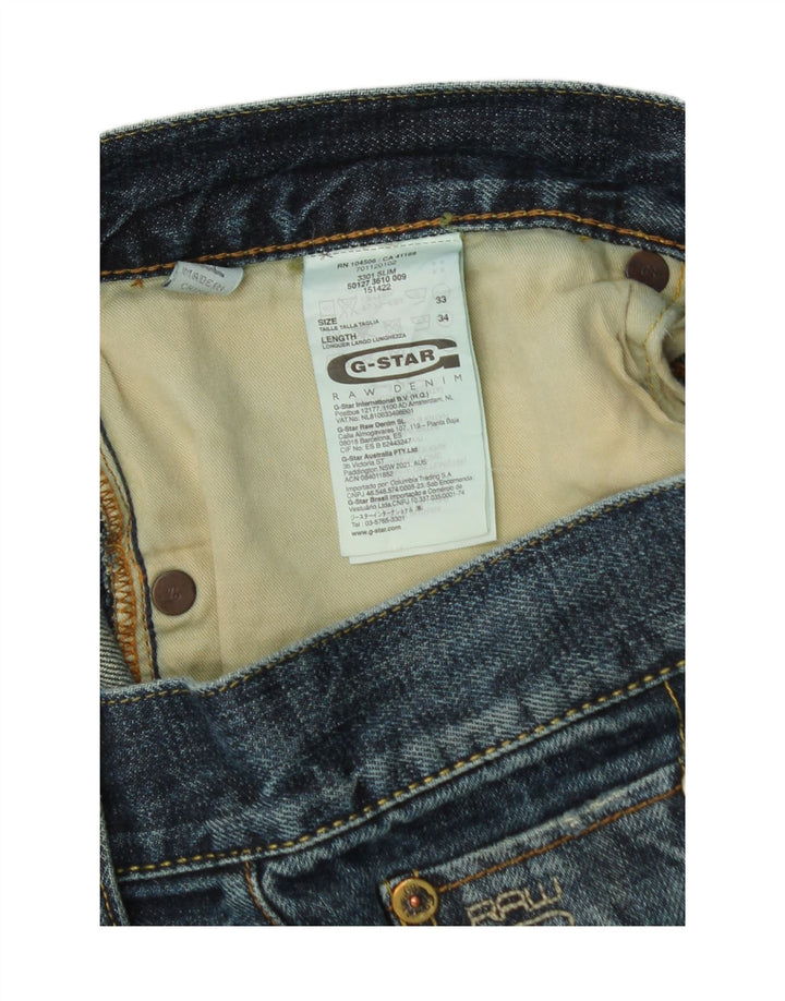 Ανδρικό G-Star Distressed Slim Jeans W33 L34 Μπλε βαμβακερό