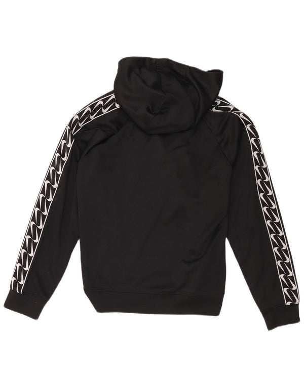 Nike Graphic Hoodie Jumper UK 6 XS μαύρο πολυεστέρα