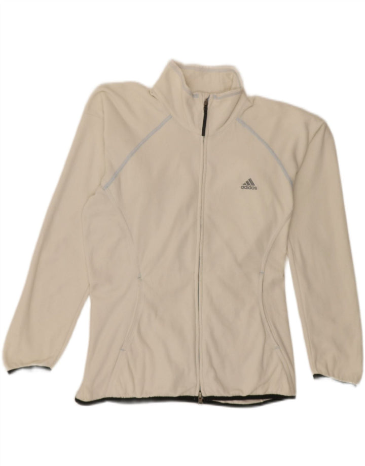 ADIDAS Womens Clima 365 Tracksuit Top Jacket UK 14 Medium White Polyester Vintage Adidas and Second-Hand Adidas from Messina Hembry 
