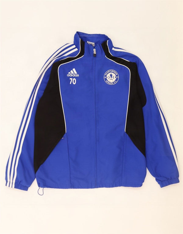 Ανδρική φόρμα φόρμας γραφικών Adidas Top Jacket UK 38/40 Medium Blue Colourblock