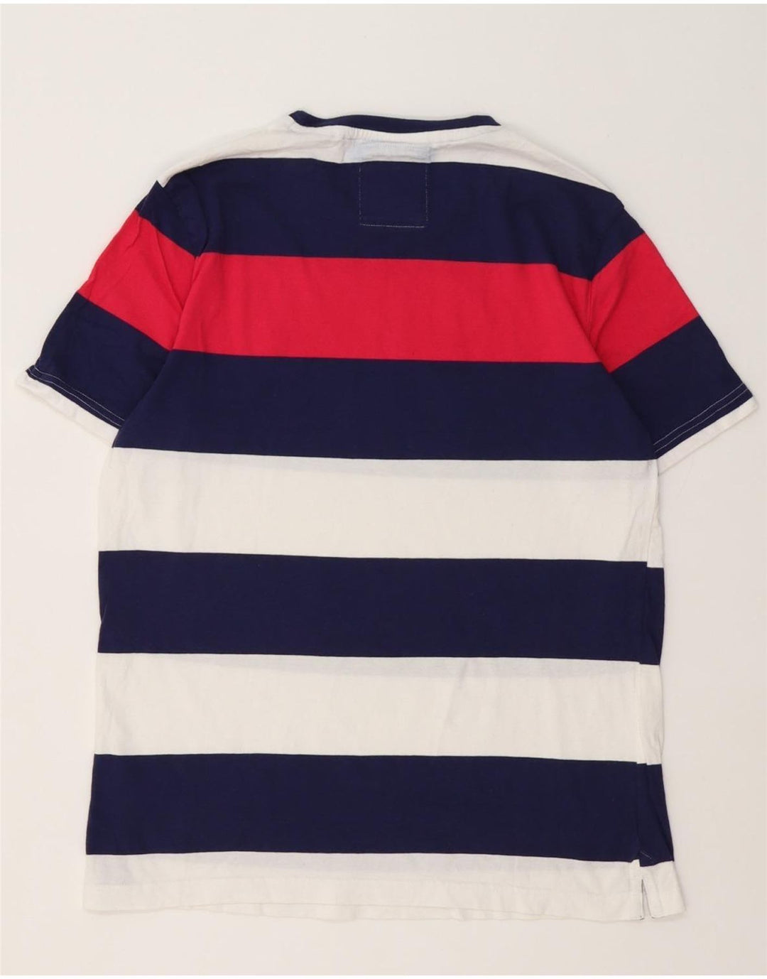 Ανδρικό T-Shirt Crew Clothing Top Μεσαίο πολύχρωμο βαμβακερό ριγέ