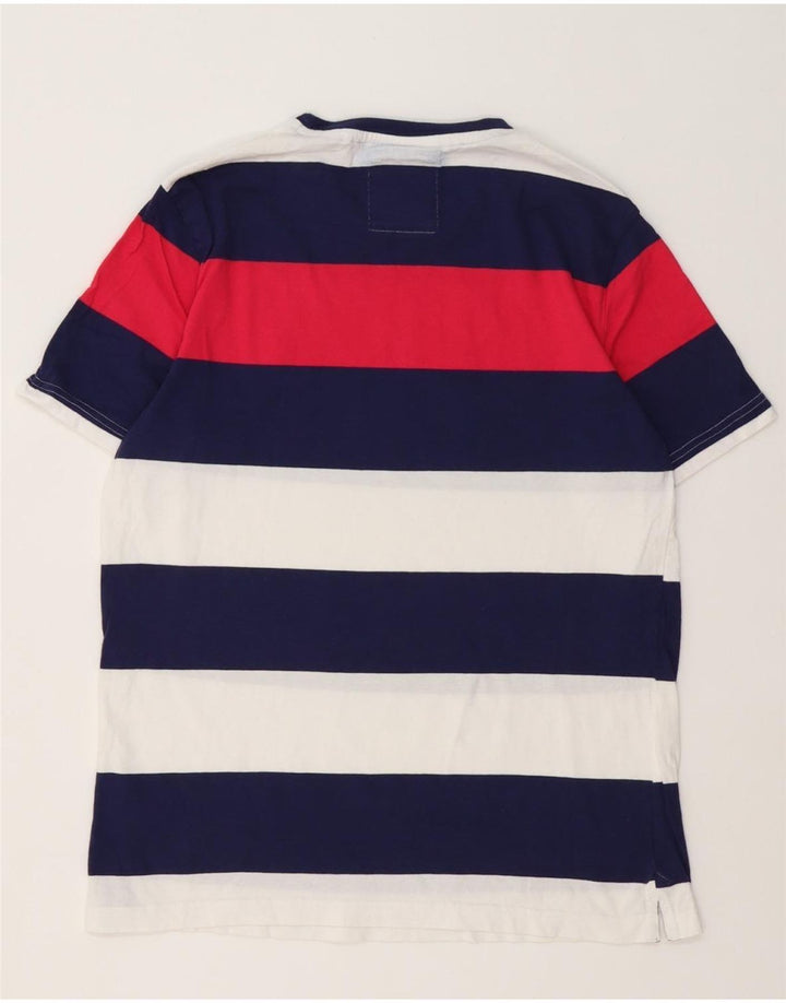 Ανδρικό T-Shirt Crew Clothing Top Μεσαίο πολύχρωμο βαμβακερό ριγέ