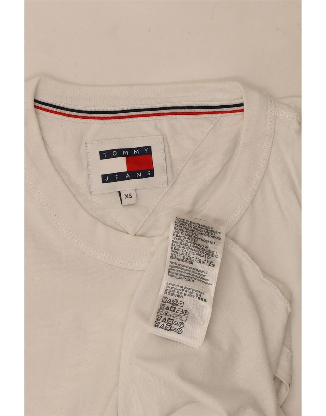 Ανδρικό γιλέκο Tommy Hilfiger XS Λευκό βαμβακερό