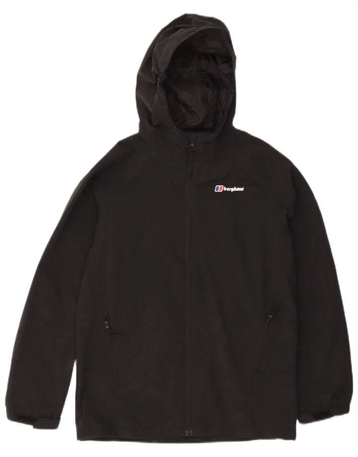 Αδιάβροχο Berghaus Boys Hooded 12-13 Years Black Polyamide