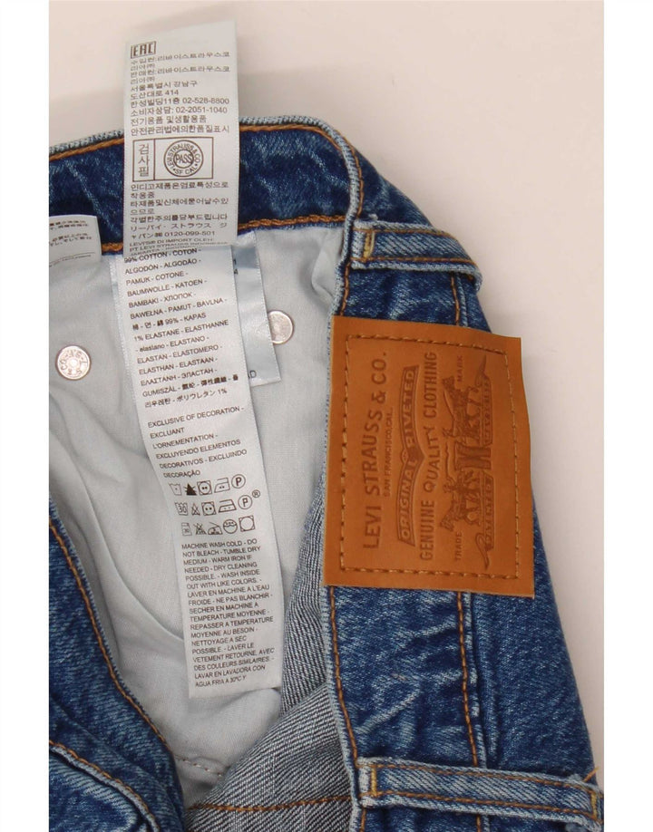 Γυναικείο Levi's Ribcage Straight Jeans W24 L29 Μπλε Βαμβακερό