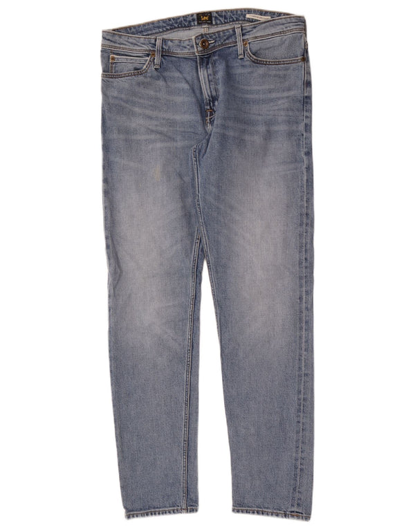 Lee Mens Selvage Stretch Slim Jeans W29 L31 Μπλε βαμβακερό