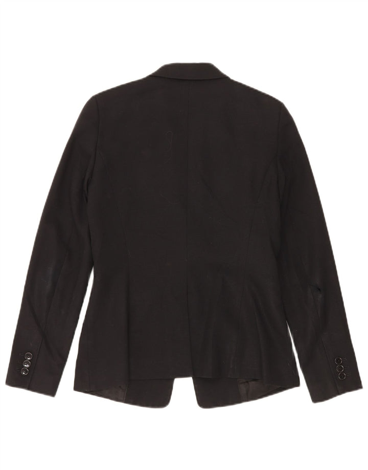 Reiss Γυναικείο σακάκι 1 κουμπιού σακάκι UK 10 Small μαύρο μάλλινο