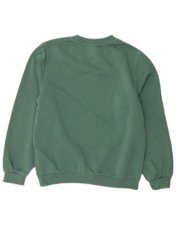 Γραφικό φούτερ Nike Boys Jumper 12-13 ετών Μεγάλο πράσινο βαμβακερό
