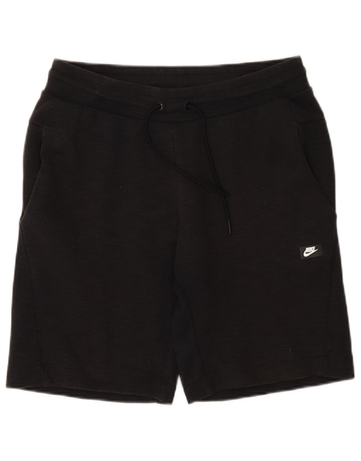 Γυναικείο αθλητικό σορτς Nike UK 12 μεσαίο μαύρο βαμβακερό