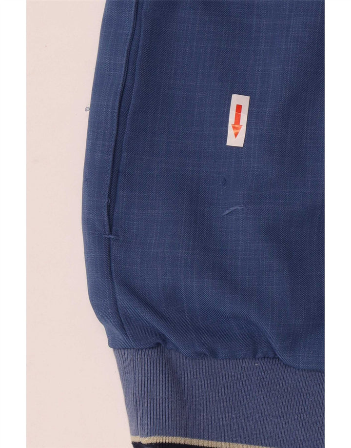 Lyle & Scott Ανδρική φόρμα αθλητικής φόρμας με κοντό μανίκι με λαιμόκοψη με λαιμόκοψη, μεσαίο μπλε