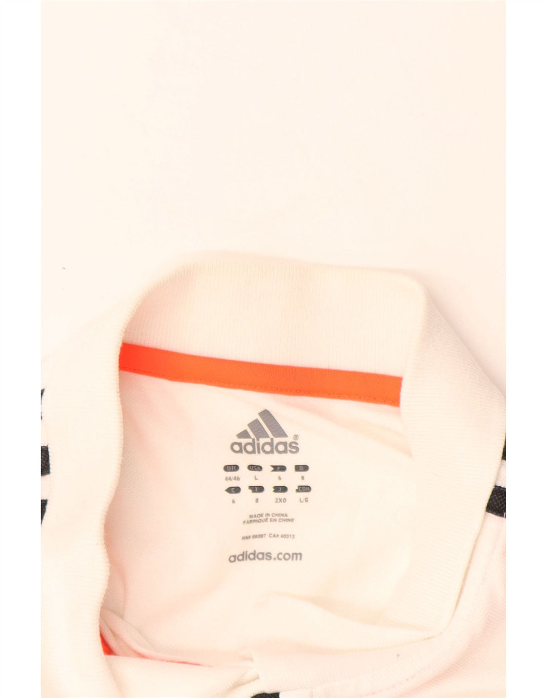 ADIDAS Mens FC Bayern Munchen polo μπλουζάκι UK 44/46 μεγάλο λευκό βαμβακερό