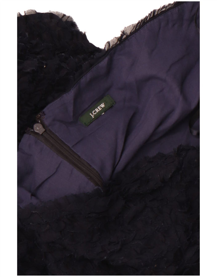 J. CREW Γυναικείο Στράπλες Φόρεμα UK 12 Medium Navy Blue