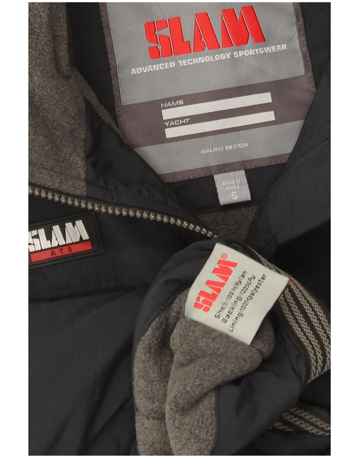 Slam Mens Gilet UK 36 Small Navy Blue Nylon