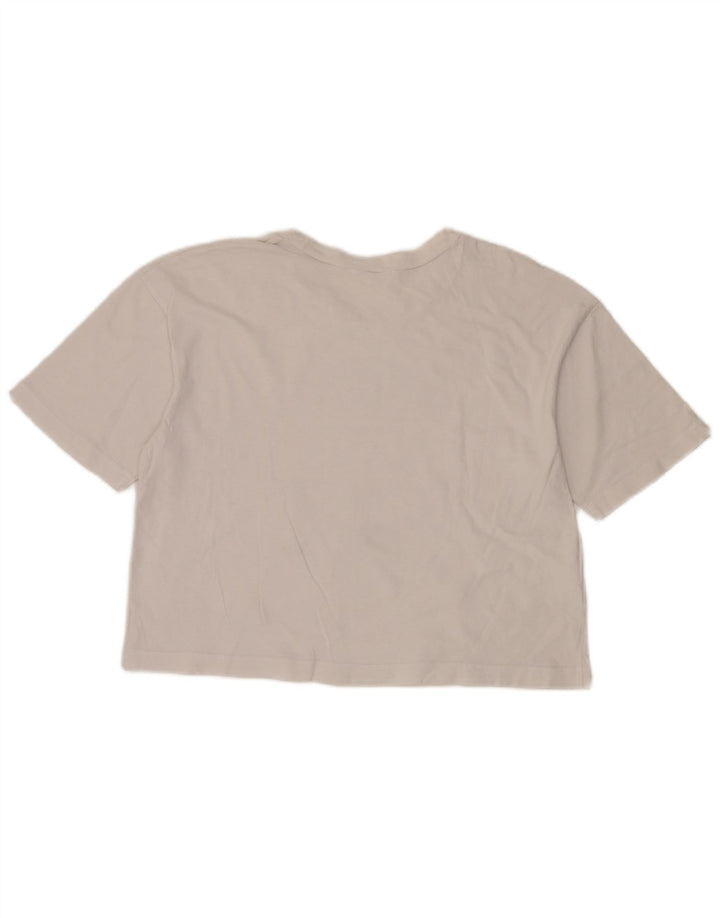 Vans Γυναικείο T-Shirt με γραφικά μεγάλου μεγέθους Top UK 10 Small White