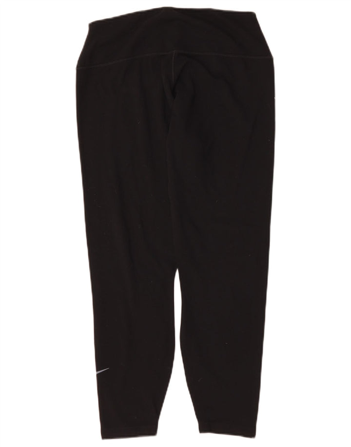 Γυναικείο κολάν Nike Dri Fit UK 16 Μεγάλο μαύρο πολυεστέρα