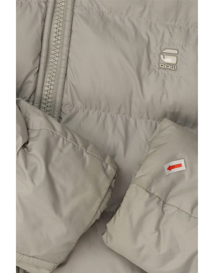 Ανδρικό μπουφάν με κουκούλα G-STAR UK 38 Medium Grey Polyester