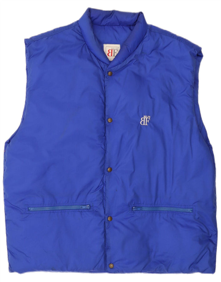 Belfe & Belfe Ανδρικό Gilet με επένδυση IT 54 2XL Μπλε