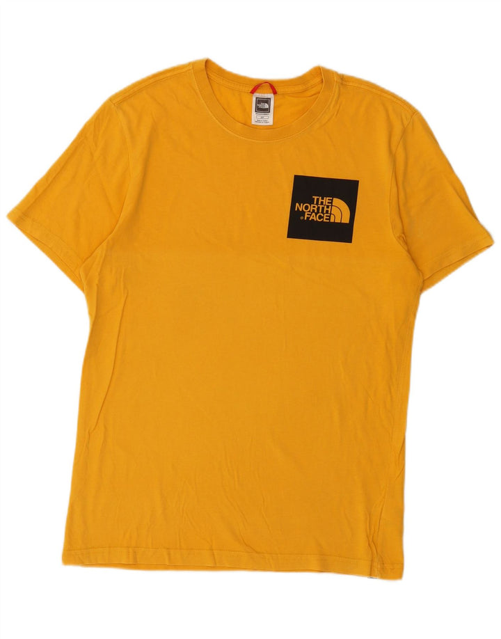 The North Face Ανδρικό T-Shirt Top Μικρό κίτρινο βαμβακερό