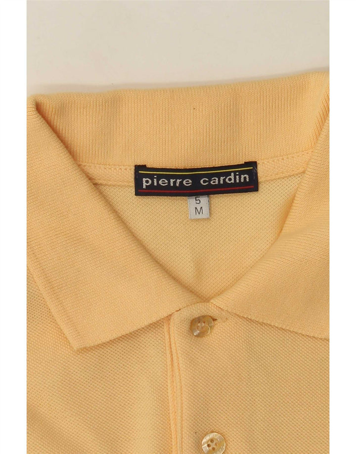 Ανδρικό πουκάμισο πόλο Pierre Cardin, μεσαίο κίτρινο