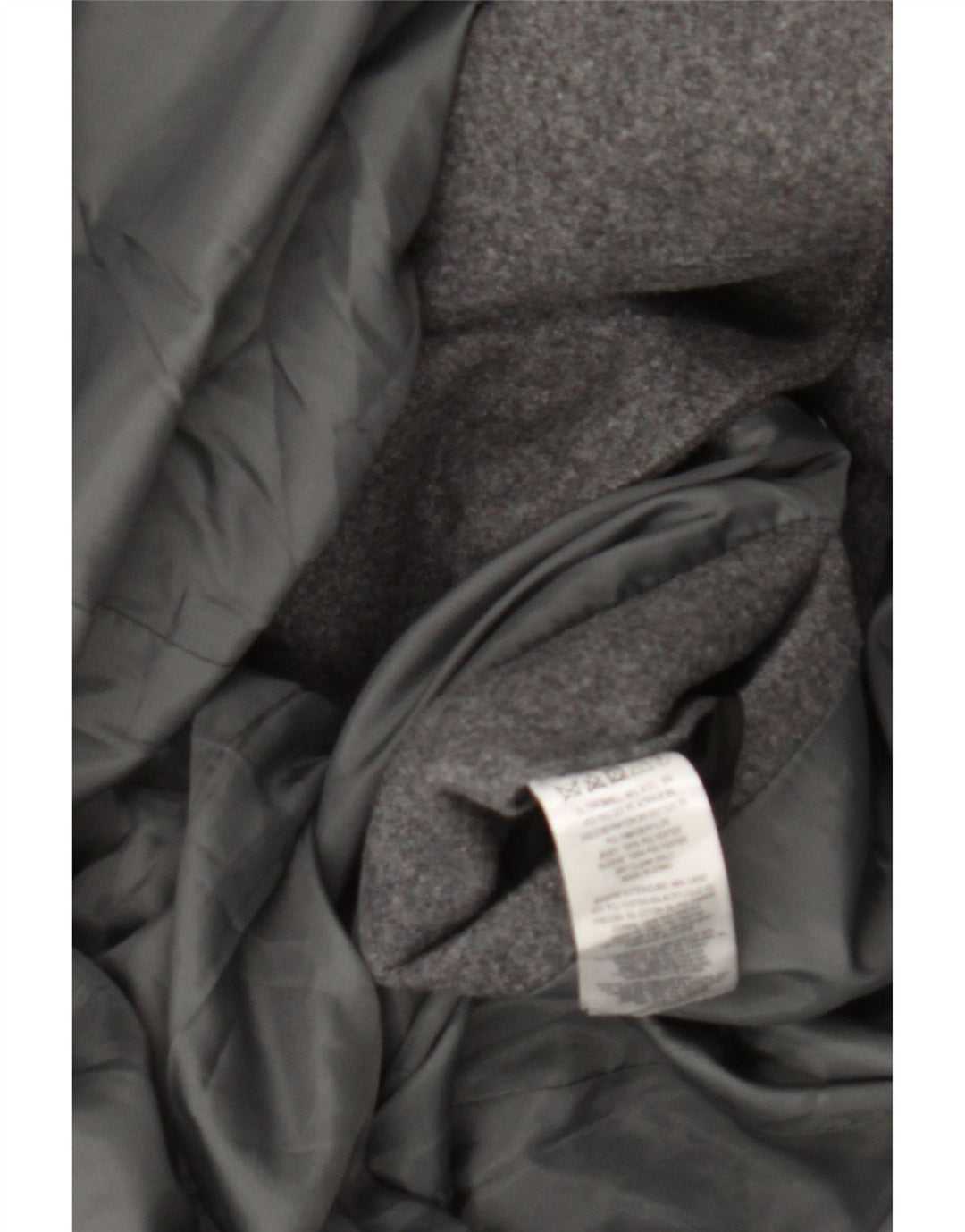 French Connection Ανδρικό παλτό μπιζελιού UK 36 Small Grey Wool