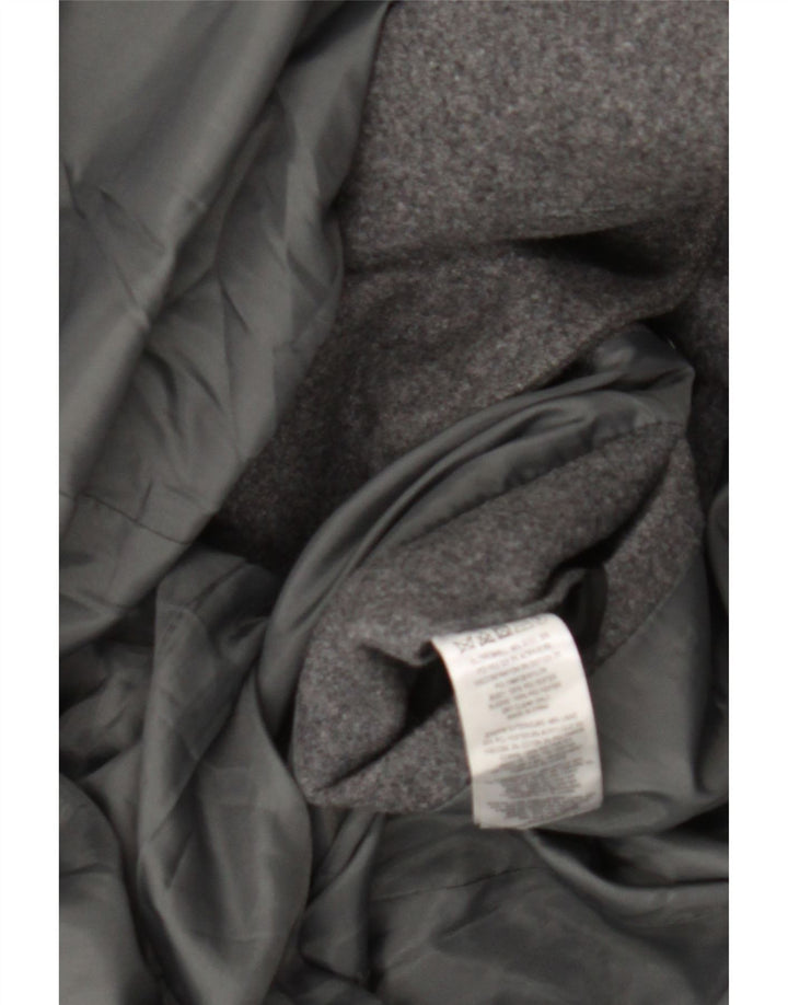 French Connection Ανδρικό παλτό μπιζελιού UK 36 Small Grey Wool