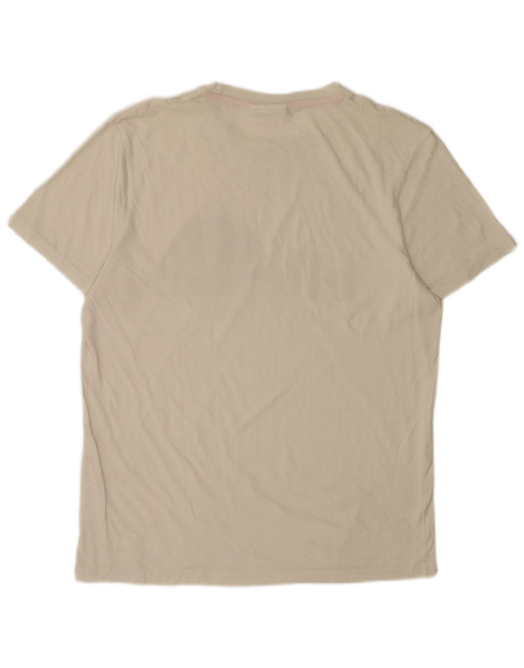 Γραφικό T-Shirt Ανδρικό Heritage Ellesse Top μεγάλο λευκό βαμβακερό
