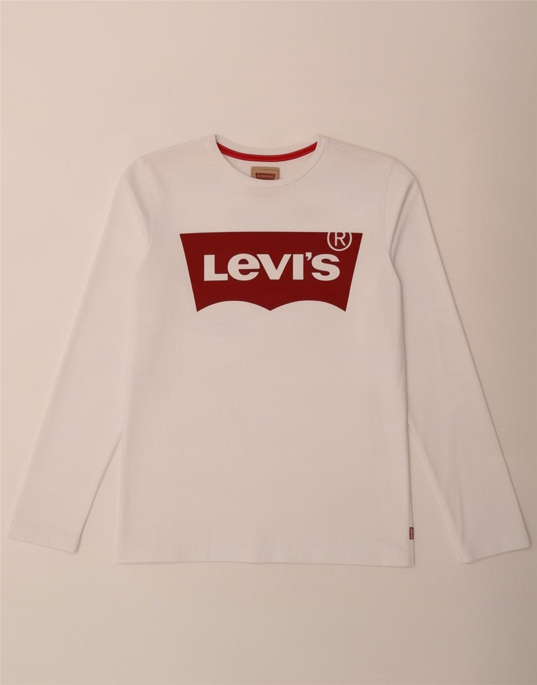 Levi's Boys Graphic Top Μακρυμάνικο 15-16 ετών Λευκό Βαμβακερό