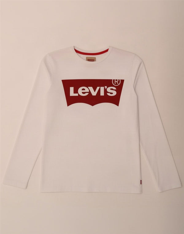 Levi's Boys Graphic Top Μακρυμάνικο 15-16 ετών Λευκό Βαμβακερό