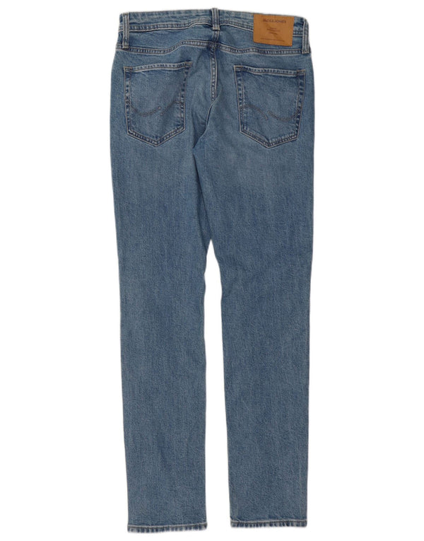Jack & Jones Ανδρικό GLENN Distressed Slim Jeans W30 L32 Blue Cotton