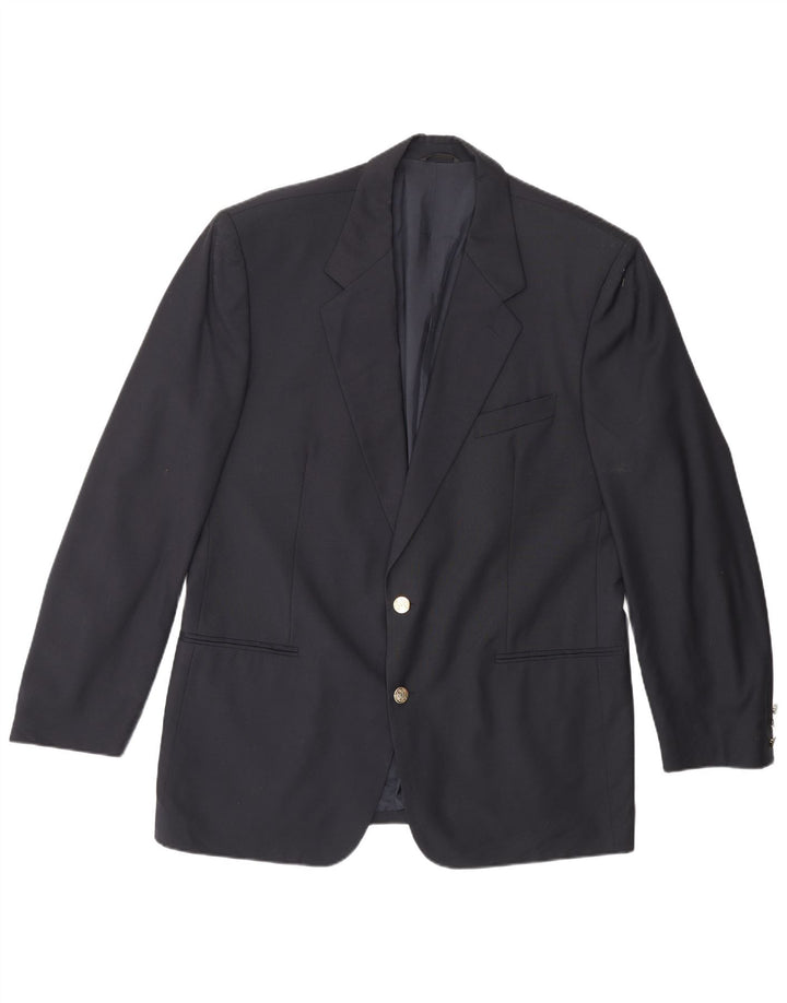 Yves Saint Laurent Ανδρικό σακάκι με 2 κουμπιά σακάκι IT 52 XL Navy Blue New Wool
