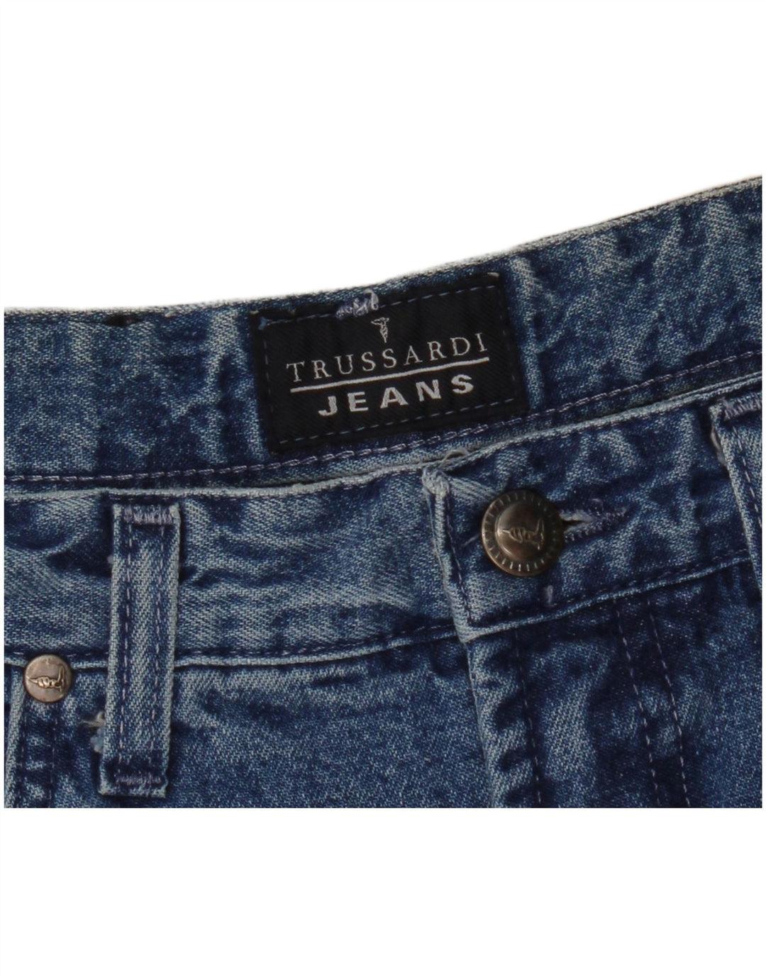 Γυναικείο τζιν κωνικό Trussardi W30 L29 Μπλε