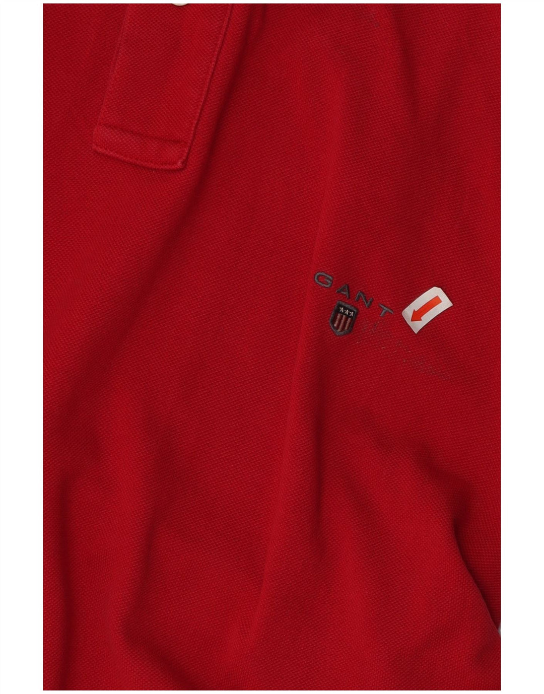 GANT Mens Regular Fit Polo Shirt XL Red Cotton Vintage Gant and Second-Hand Gant from Messina Hembry 