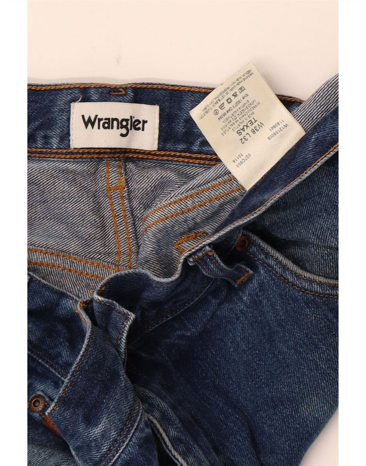 Wrangler Ανδρικό Texas Straight Jeans W38 L32 Μπλε βαμβακερό