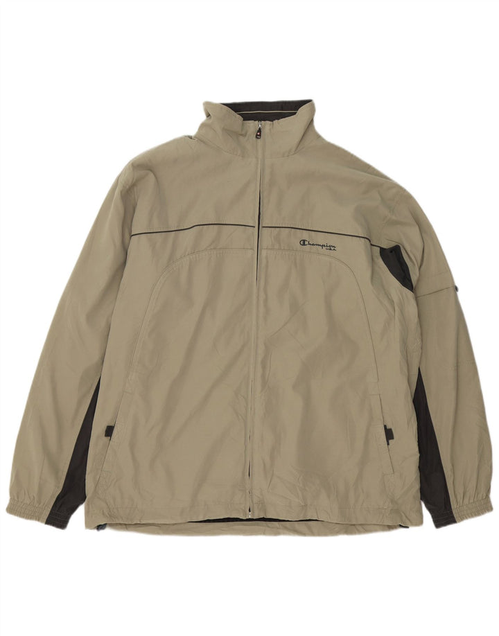 Champion Ανδρικό μπουφάν βροχής UK 44 2XL Khaki Colorblock Polyester