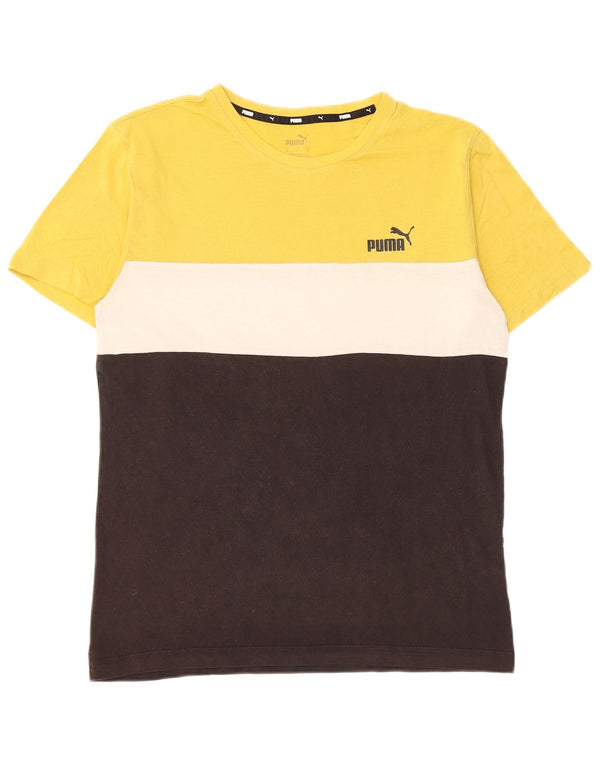 Ανδρικό T-Shirt Puma Τοπ μεσαίο πολύχρωμο βαμβακερό χρώμα